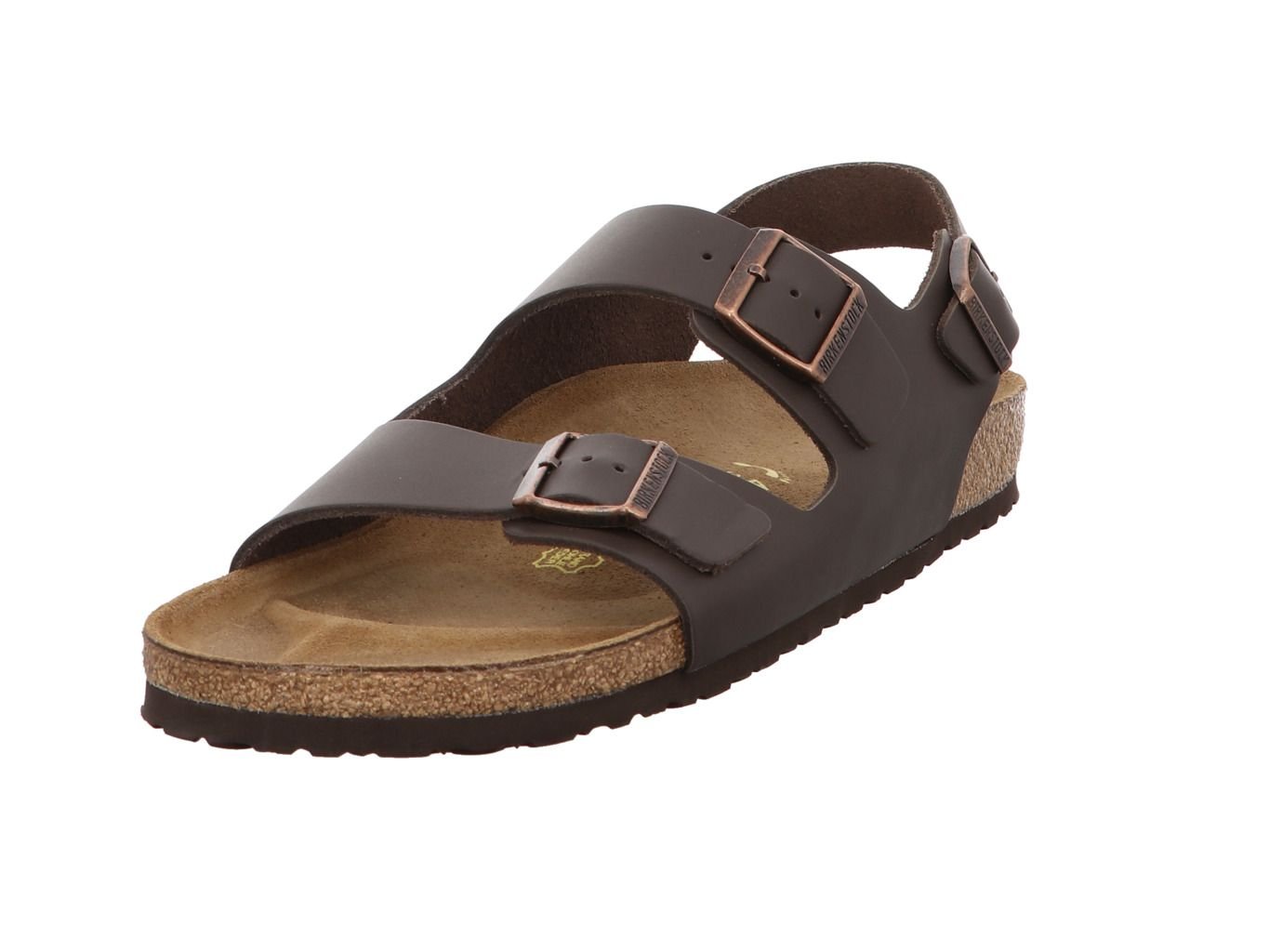 新品　ビルケンシュトック　ミラノ　ストラップ　本革　レザー　ダークブラウン ビルケンシュトック BIRKENSTOCK MILANO ミラノ ストラップ